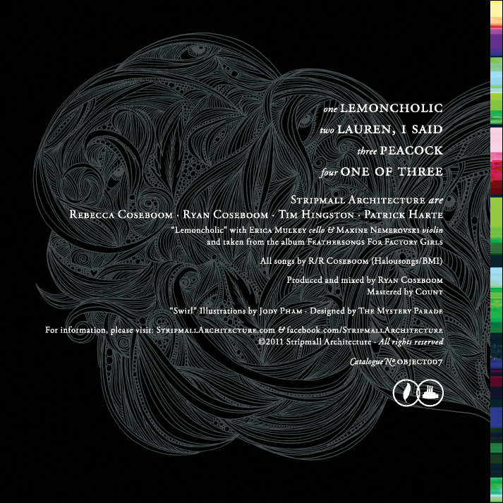 Albino Peacock / Cover artwork - rear.