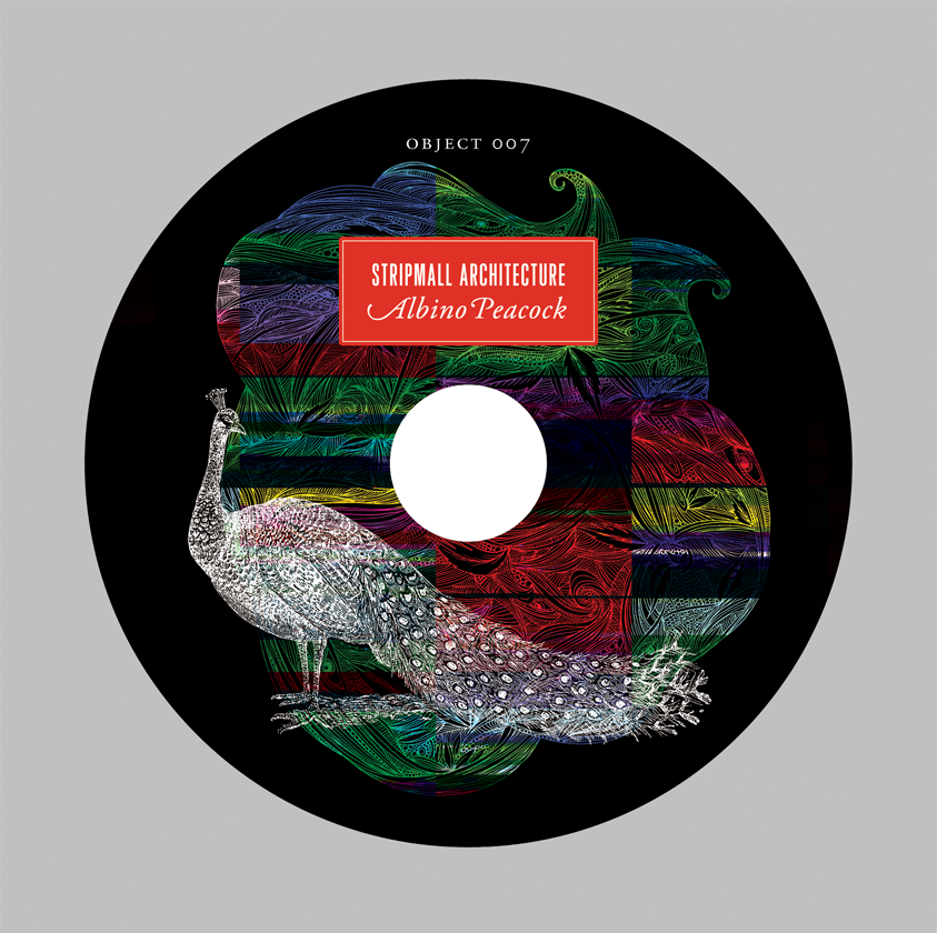 Albino Peacock / Disc artwork.
