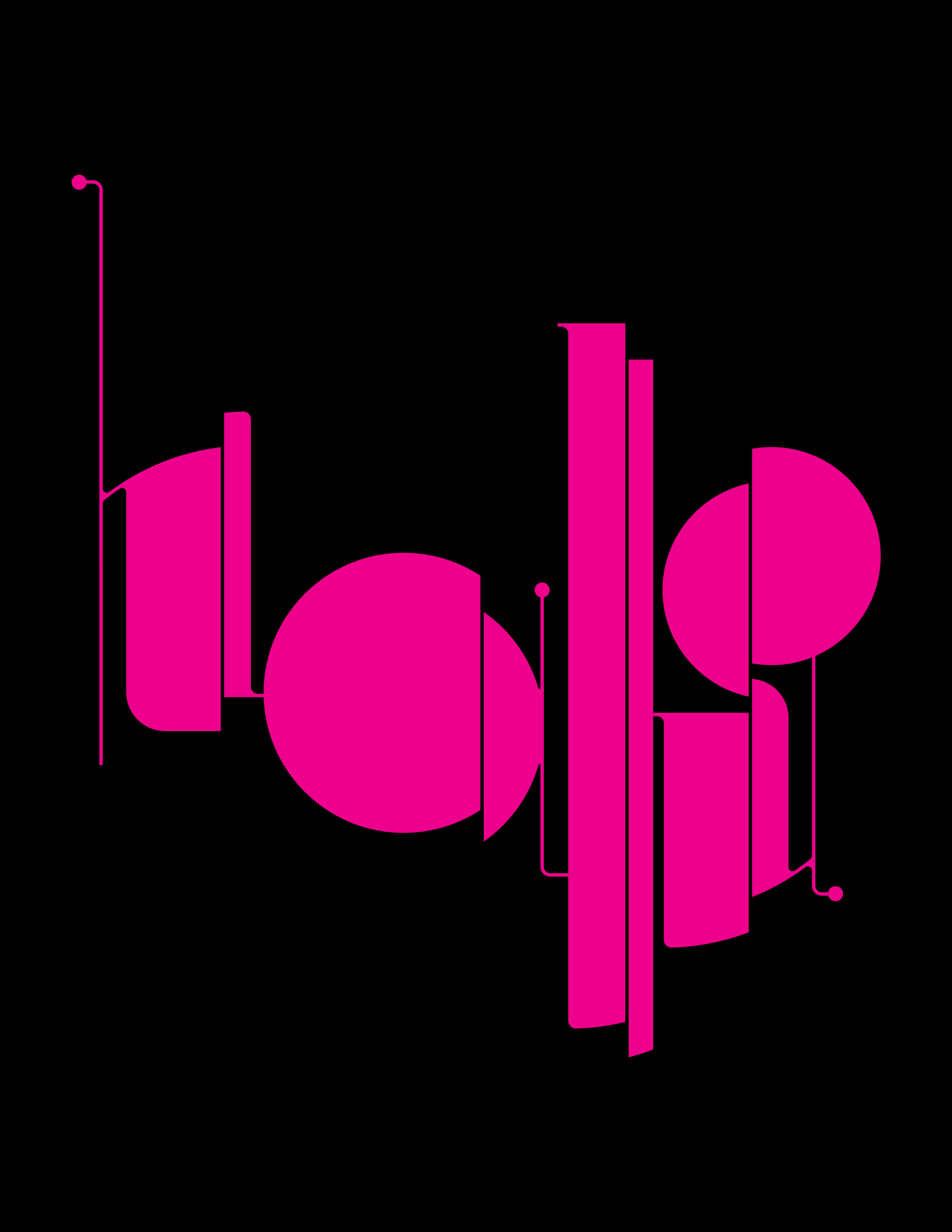 Brutalism For Lovers / Pink logo.