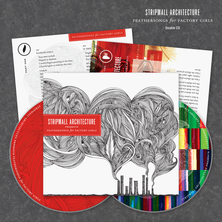 Feathersongs for Factory Girls / Compact disc presentation.