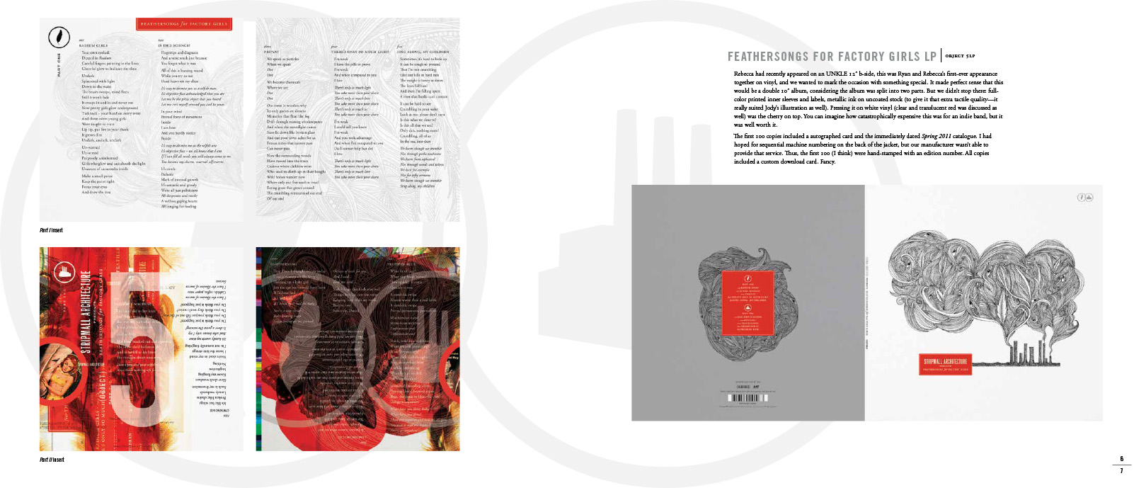 Feathersongs for Factory Girls / "Apocalyptic Wonderland" book - excerpt.