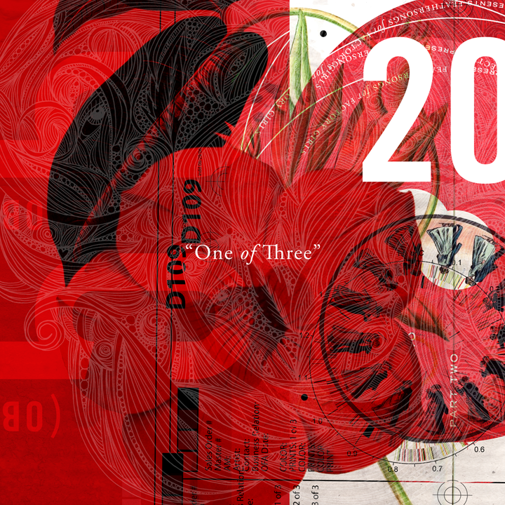 One of Three / Cover artwork.