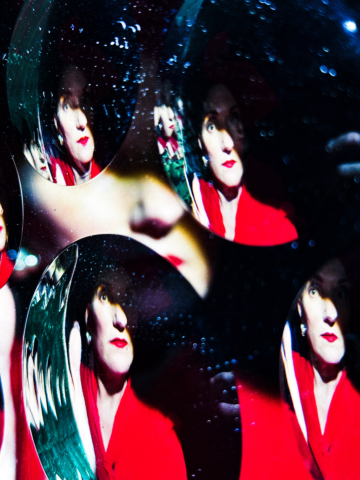 The Big Whole / Video still - glare particles multiplied.