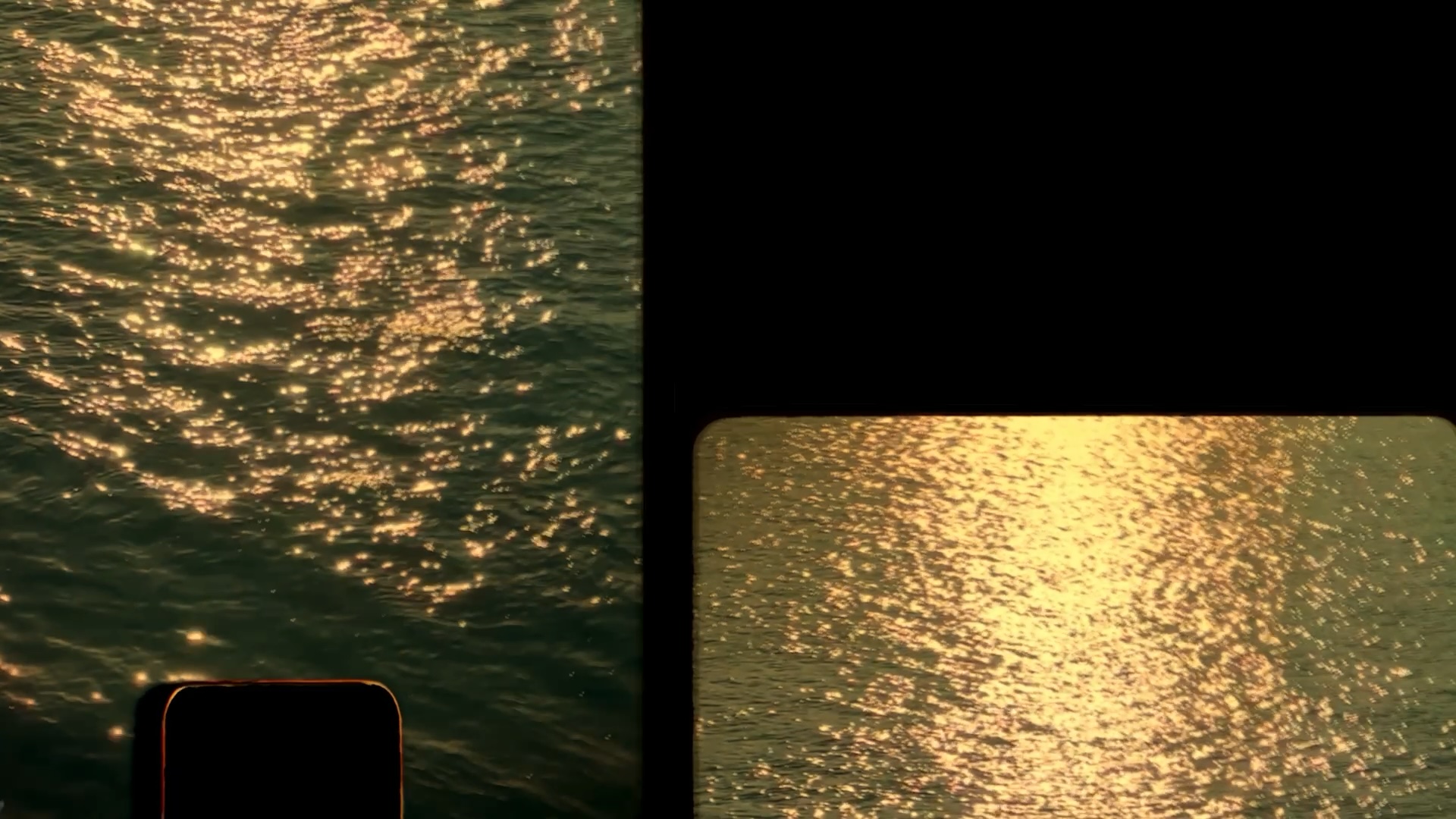 The Sun Goes Up / Video still - double ocean.