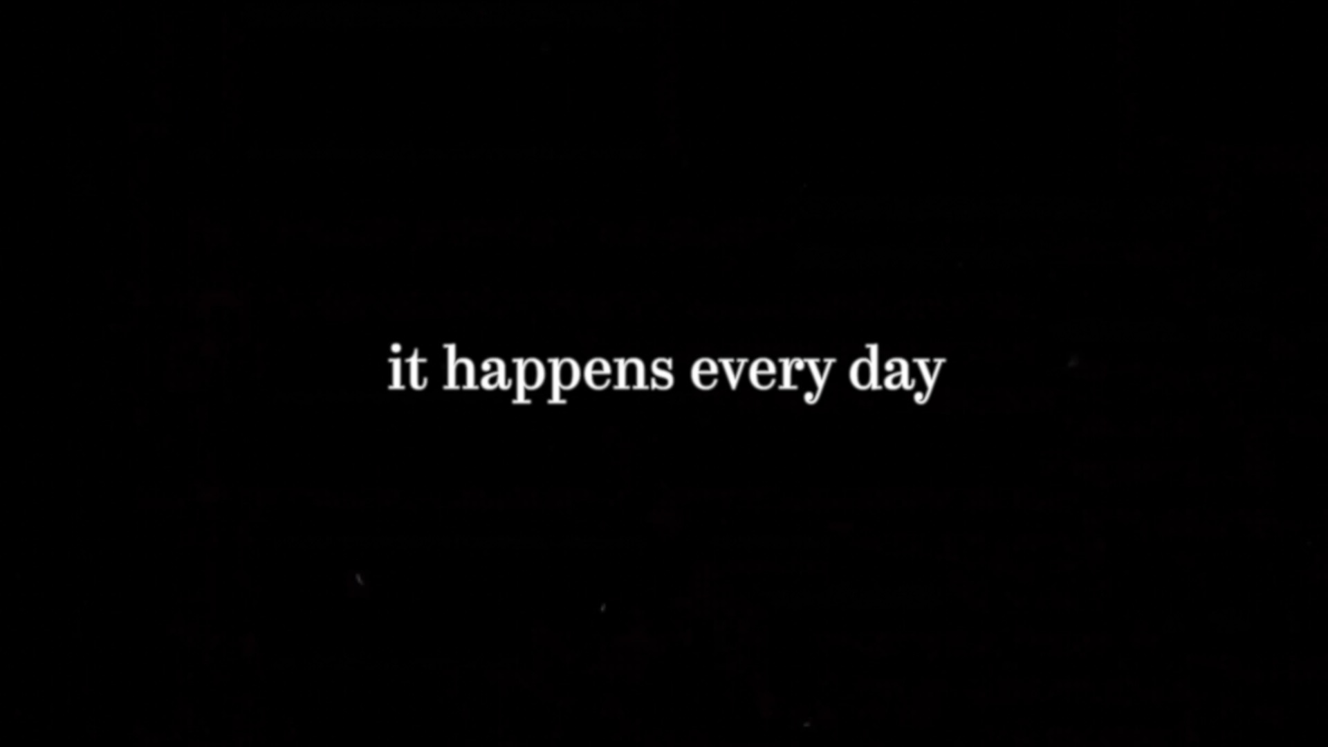 The Sun Goes Up / Video still - every day.